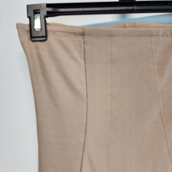 Miraclesuit High Waist Slimmer Thigh Shapewear Size XL Tan Tummy Control Shaping - Picture 5 of 9